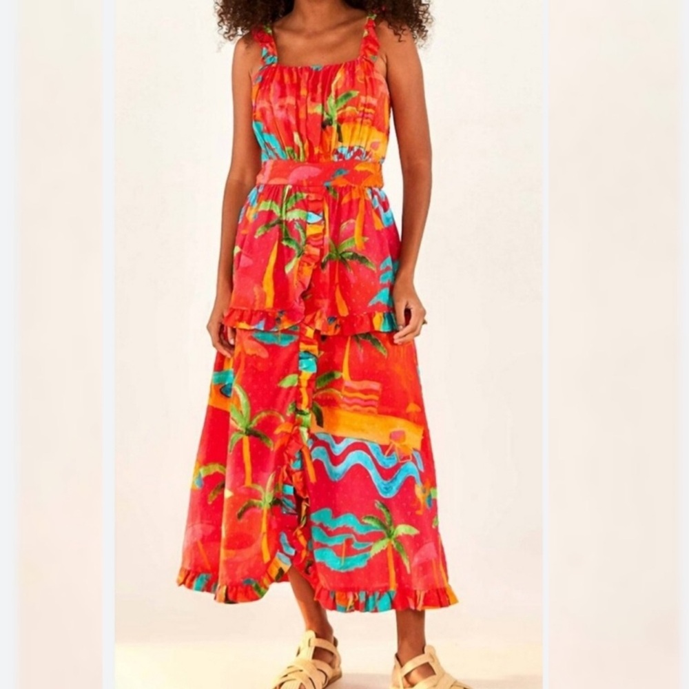 Farm Rio colorful dress new with tag